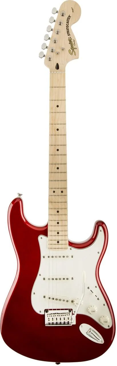 Squier Standard Stratocaster Electric Guitar - Candy Apple Red/Maple Fretboard