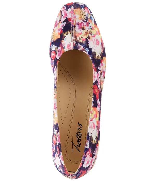 Trotters Doris Pumps, Women's, Wash Floral, Size: 9.5