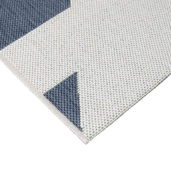 Project 62 7'x10' Preppy Diagonal Outdoor Rug - Blue