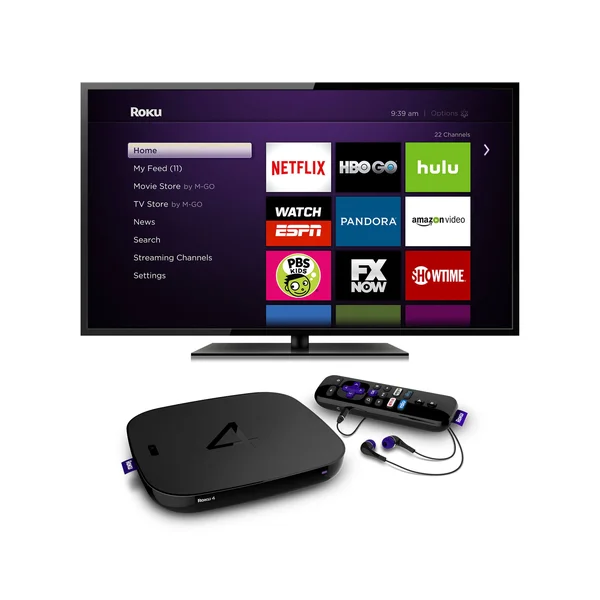 Roku 4 Streaming Media Player (4400r)