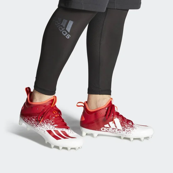 Adidas Men's Adizero Scorch Football Cleats, White