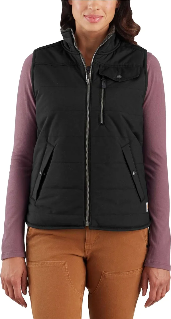 Carhartt Utility Sherpa Lined Vest, Women's Black