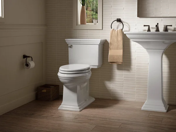 Kohler K-3819 Memoirs Stately 1.6 GPF Two-Piece Elongated Comfort Height Toilet Sandbar