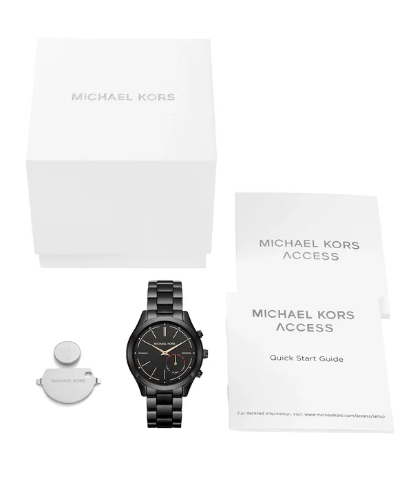 Michael Kors Access Hybrid Black Slim Runway Smartwatch MKT4003