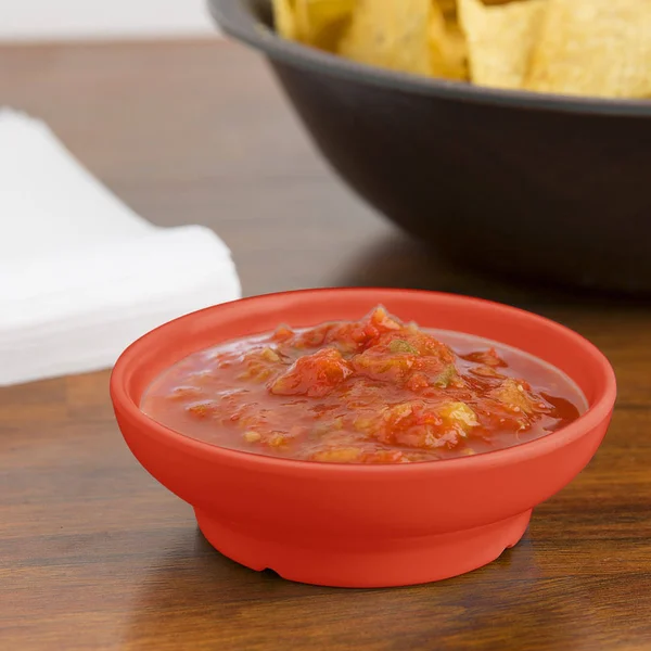 Get Enterprises - SD-05-RO - Viva Mexico Rio Orange 5 oz Salsa Dish