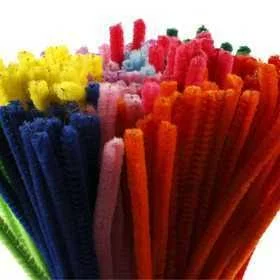 CC Hobby Pipe Cleaners, Thickness 6 mm, L: 30 cm, Asstd Colours, 200m