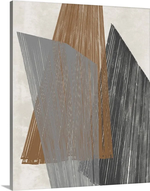 Triangle Stripes I, Canvas Wall Art, 24x30, Great Big Canvas