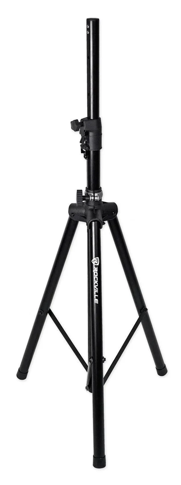 4 Rockville DJ PA Tripod Speaker Stands+Bags - Hydraulic Air Auto Lift RVSS4AB