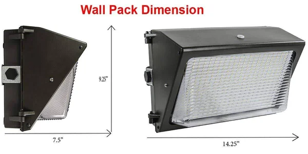 Lights of America 65 Watt Dusk to Dawn LED Wall Pack (91465e2-br5)