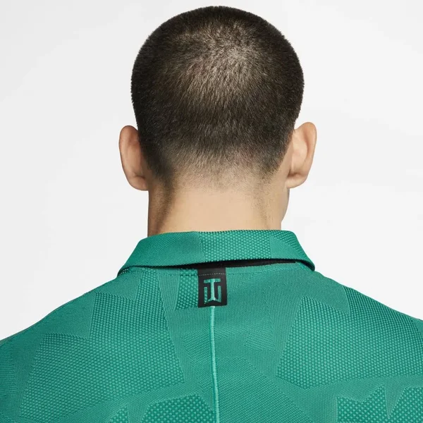 Nike Men's Tiger Woods Dri-Fit Camo Golf Polo, XL, Green