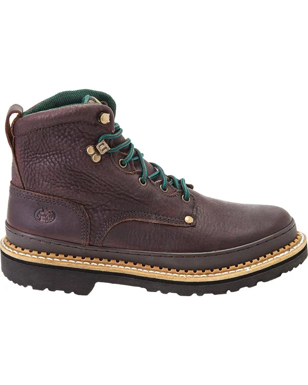 Georgia Giant Women's Steel Toe Work Boot, Size: 11, Brown