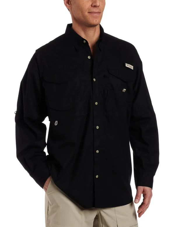 Columbia Men's Bonehead LS Shirt - 2x - Black