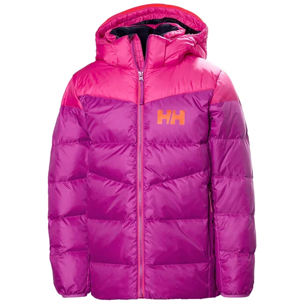 Helly Hansen Juniors& Isfjord Down Mix Jacket - 14 - Festival Fuchsia
