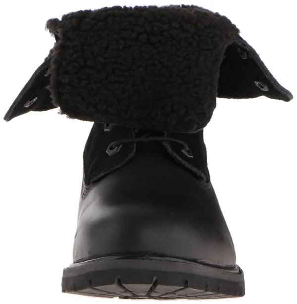 Timberland Authentics Teddy Fleece Waterproof Fold-Down Boots - Women's Black, 6.5