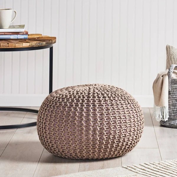 Christopher Knight Home Nahunta Pouf - Navy Blue