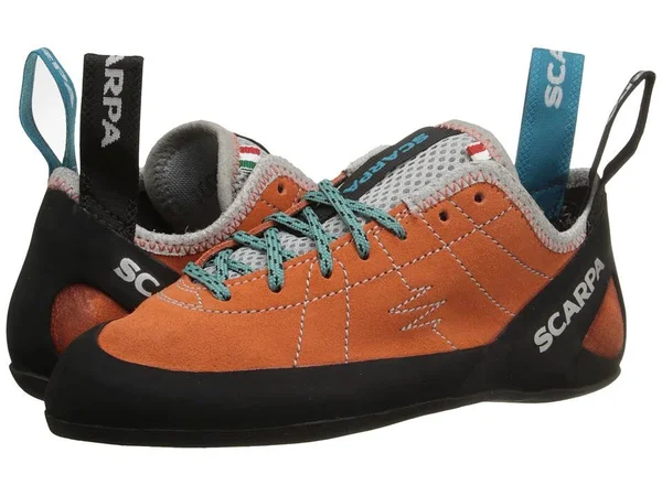 Scarpa - Women's Helix Climbing Shoe 41.5 - Mandarin Red