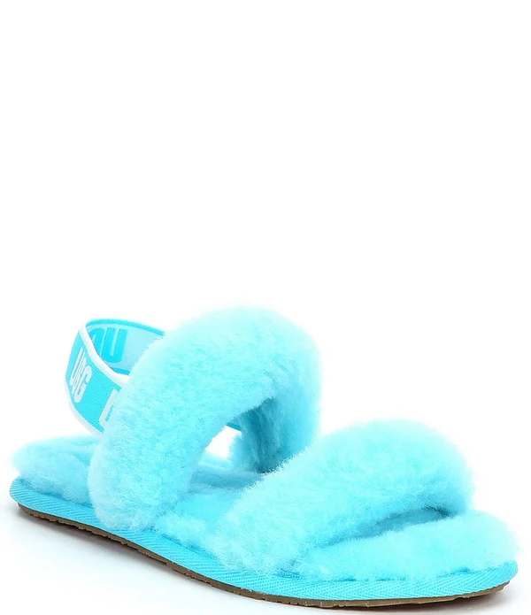 Ugg Girls& Oh Yeah Fur Slipper Toddler - 9M Toddler