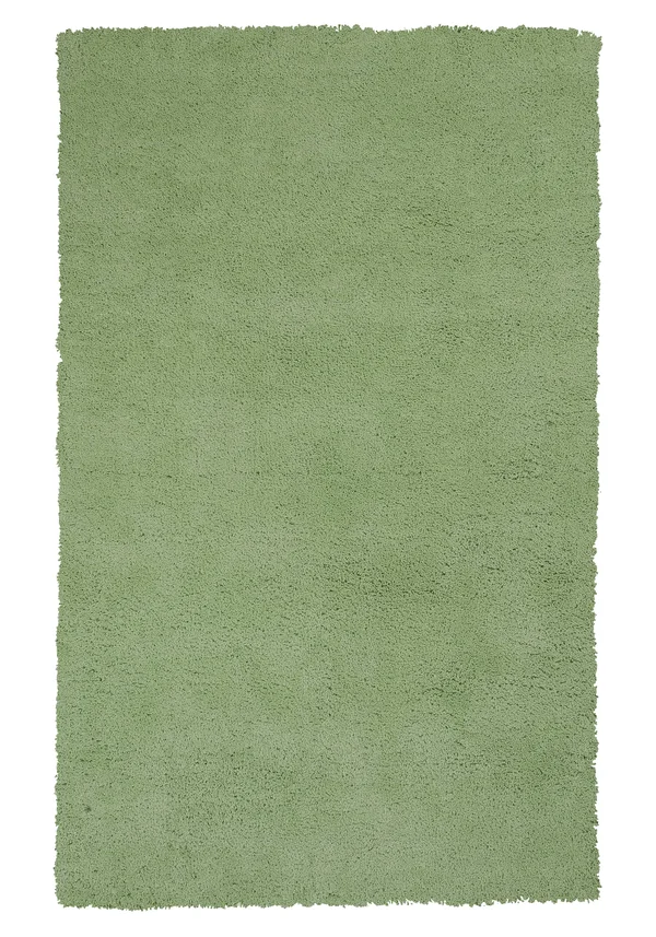 Kas Bliss 1578 Spearmint Green Shag Area Rug - 3&3x22 x 5&3x22