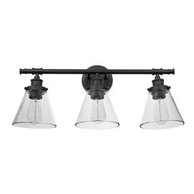 Kendrick 3 - Light Dimmable Vanity Light Laurel Foundry Modern Farmhouse Finish: Oil Rubbed Bronze