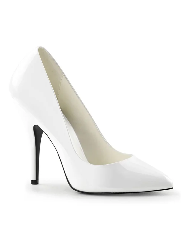 Pleaser - Seduce-420 11, White Patent