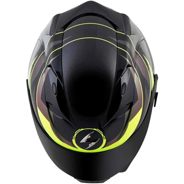 Scorpion EXO-T1200 Full-Face Mainstay Helmet Black/Neon Xs T12-4622