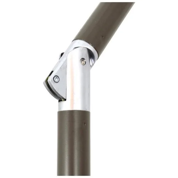 California Umbrella GSPT908117-F71 9 ft. Aluminum Market Umbrella Push Tilt - Bronze-Olefin-Teak