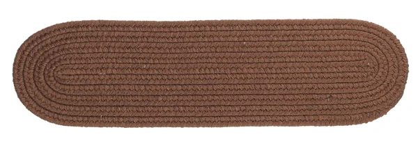 Rhody Rug Solid Walnut Wool Stair Tread - Set of 13