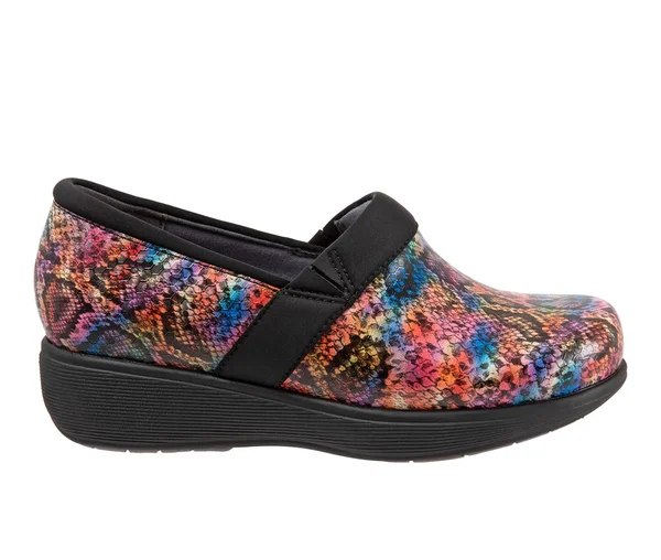Softwalk Women's Meredith Sport Clog - Size: 11, Snake Multi Leather