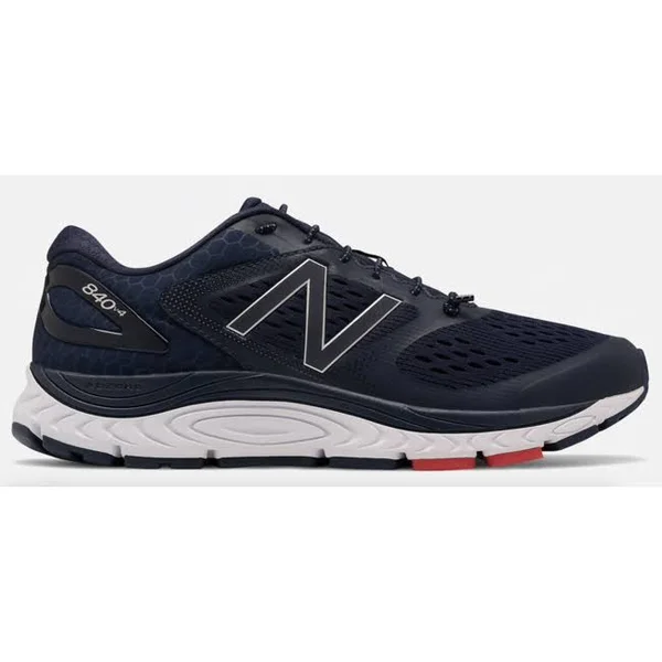 New Balance Men's 840v4 Pigment/White/Red, 11, 4E