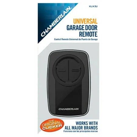 Blk RC Garage Dr Opener, No Klik3u-bk, Chamberlain Corp, 3pk