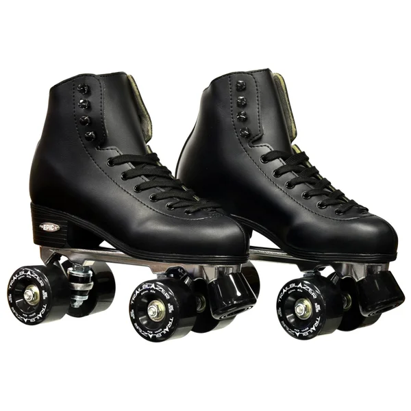 Epic Classic Black Quad Roller Skates, Size: 8