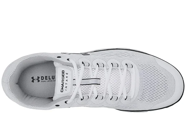 Under Armour Men's Charged Intake 4 Running Shoes - White, 10.5