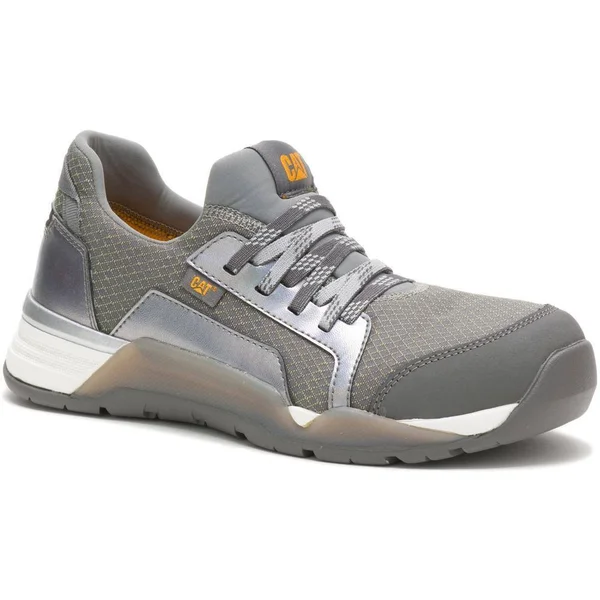 Caterpillar Shoes: Women's P91191 Charcoal Sprint Textile Alloy Toe Athletic Work Shoe