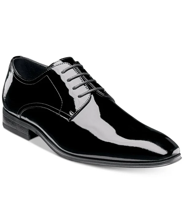 Men's Florsheim Tux Plain Toe Derby, Size 8.5 EEE - Black