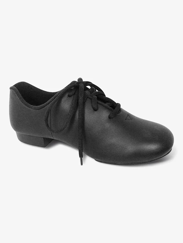 Dance Class Women's CS201 Split Sole Jazz/Clogging Oxford - Black, 7 M US