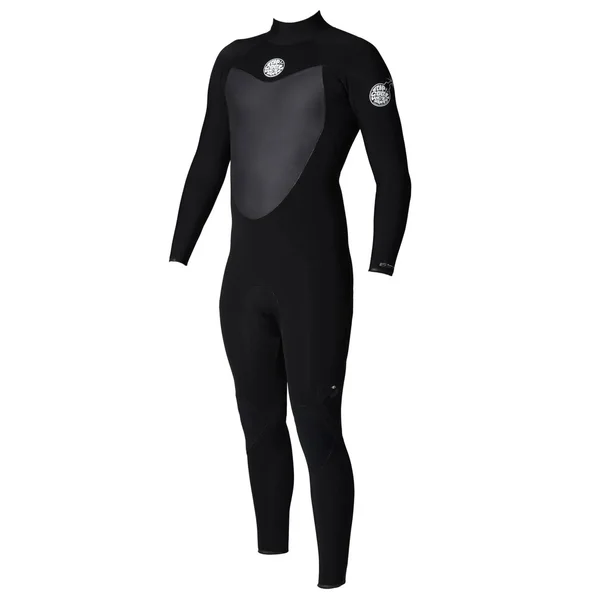 Rip Curl Flash Bomb 3/2 Back Zip Wetsuit - Black - S