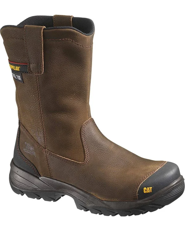 Caterpillar Men's Spur Steel Toe, Size: 12 W, Brown