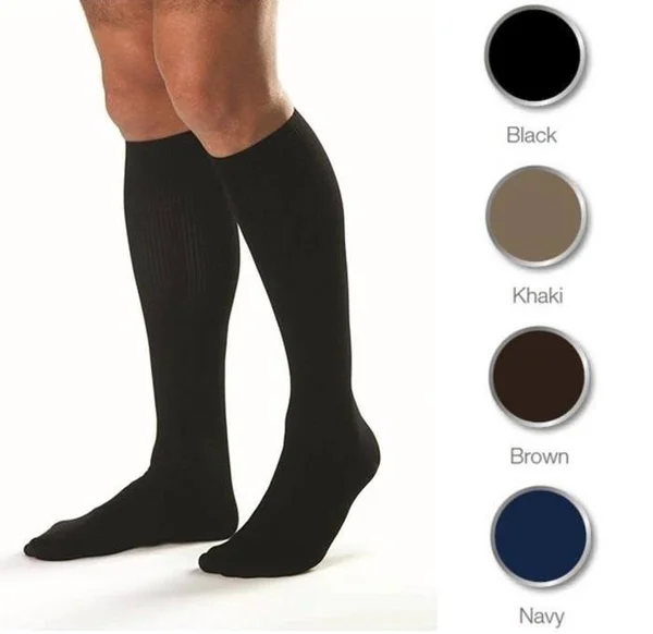 Jobst forMen Ambition SoftFit 30-40 mmHg Knee High Size 1 - Regular, Black