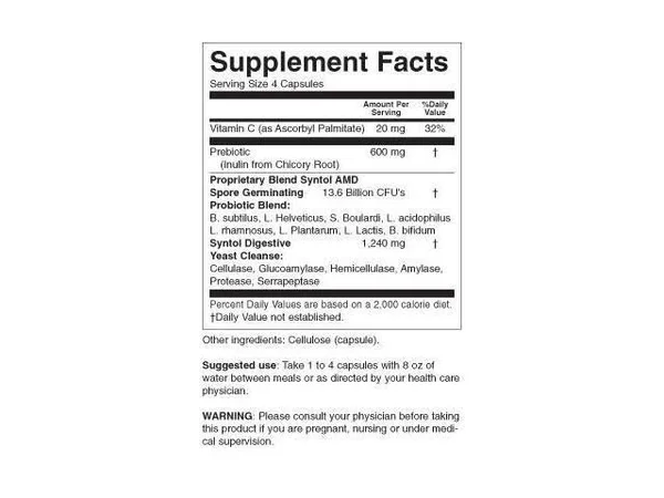 Arthur Andrew Medical Syntol Advanced Microflora Delivery, Capsules - 360 count