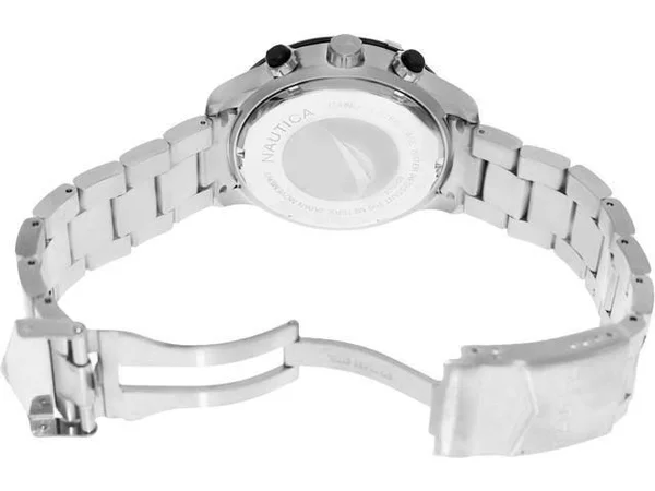 Nautica Men's NCS 46 A36508G Silver Stainless-Steel Quartz Watch