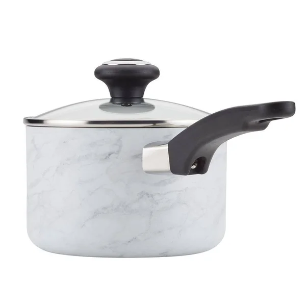 Farberware Designs Nonstick Cookware Set - 15 Piece, White Marble