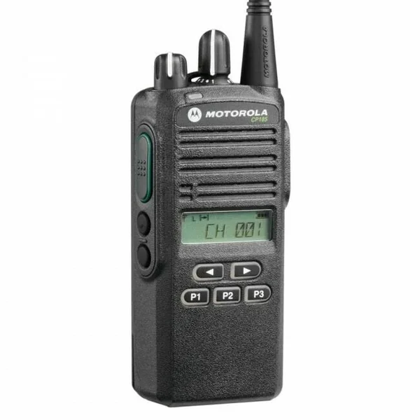 CP185 UHF AAH03RDF8AA7AN Original Motorola 435-480 MHz Handheld Two-Way Radio Transceiver 4 Watts, 16 Channels Black - 2 Year Ma