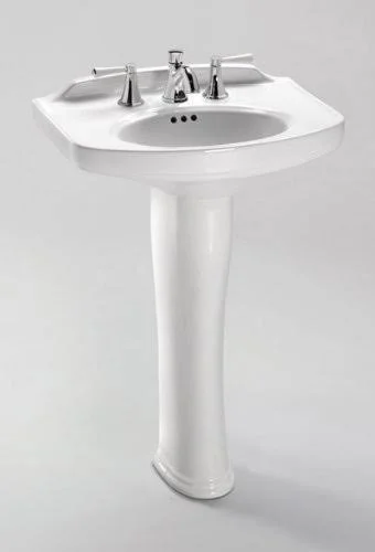 Toto LPT642.4#11 Dartmouth Pedestal Lavatory - Colonial White