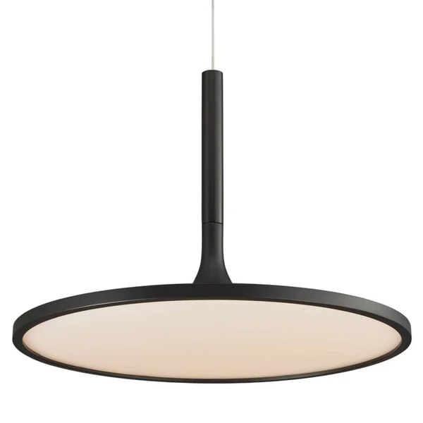 VONN Lighting VMC31810BL Salm Black 17x22 LED Disc Chandelier