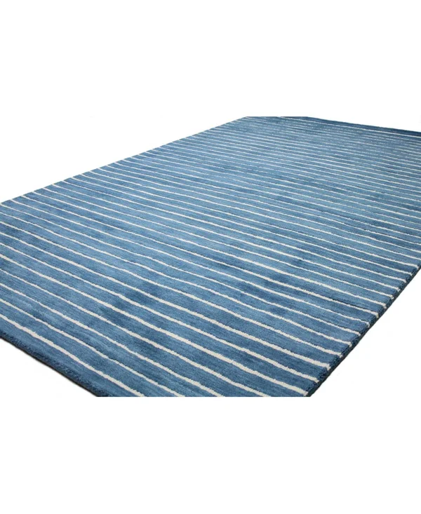 Bashian Contempo ALM71 Area Rug, 8&6x22 x 11&6x22 - Navy
