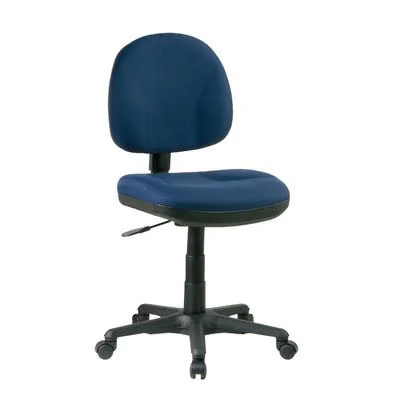 Office Star Sculptured Mid-Back Desk Chair Upholstery: Icon - Navy