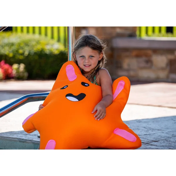 Blue Wave Starfish Float for Swimming Pools- Orange