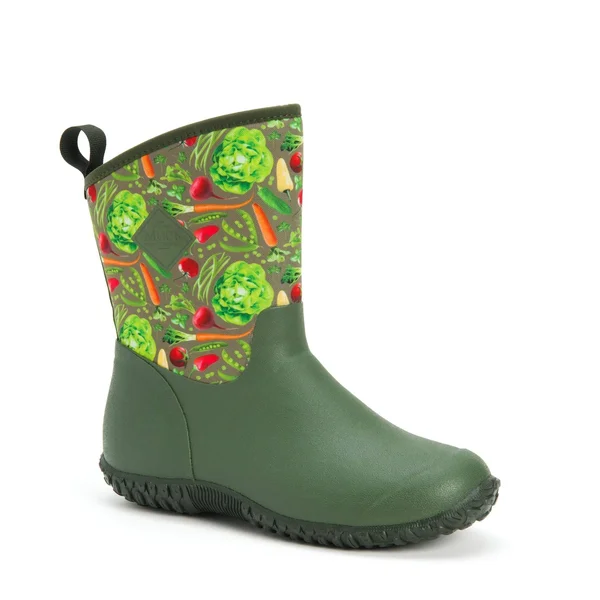 Muck Women's Muckster II Mid Boot - Green Veggie Print 9