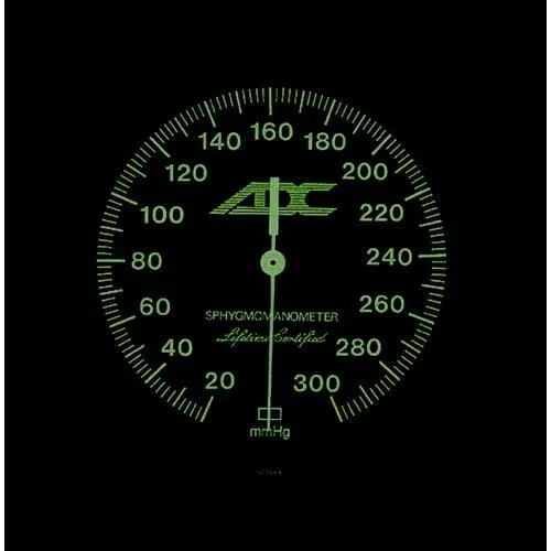 ADC Diagnostix 700 Pocket Aneroid Sphygmomanometer, Red, Adult
