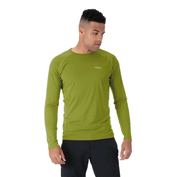 RAB Mens Force LS Tee Aspen Green XL